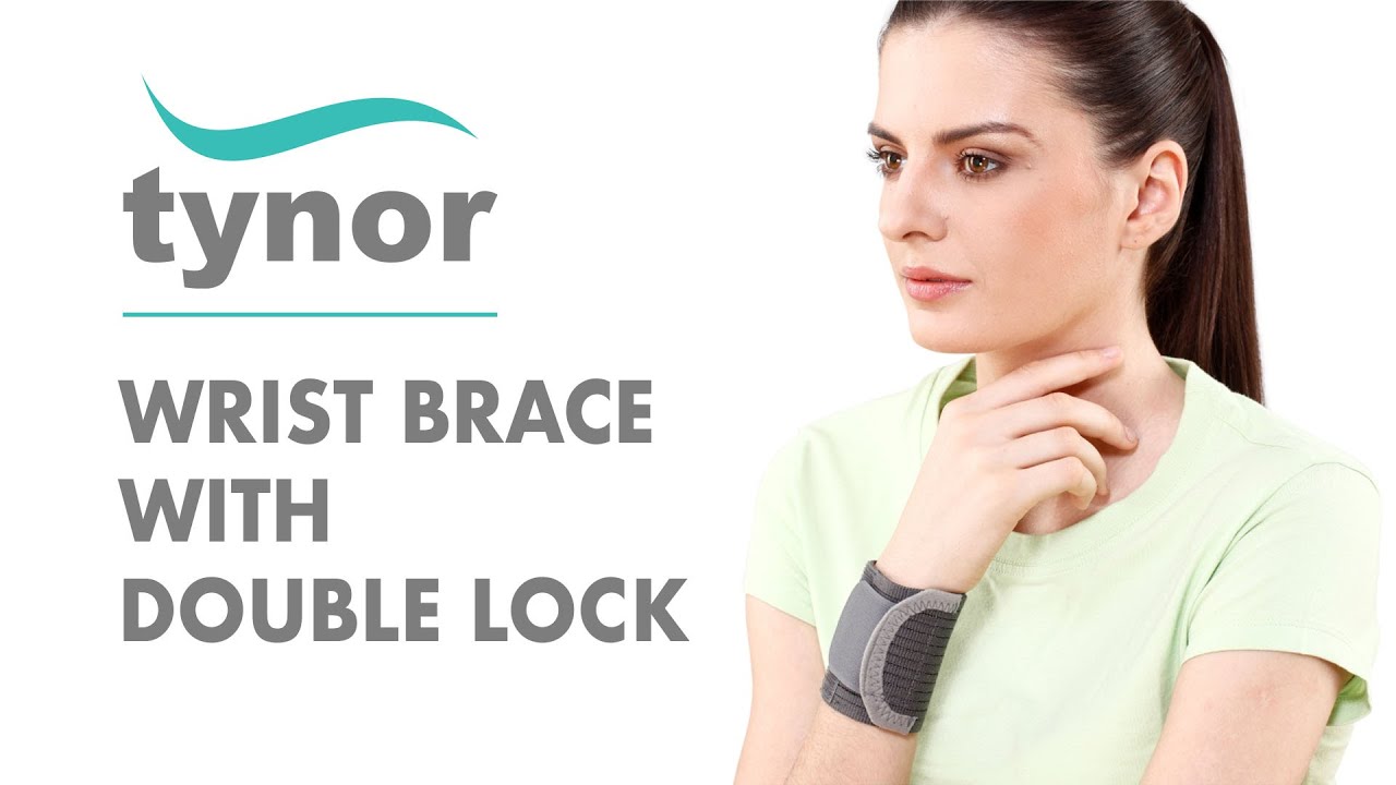 Tynor Wrist Brace with Double Lock (E05)