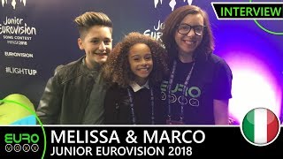 ITALY: Melissa & Marco - What Is Love (INTERVIEW) | Junior Eurovision 2018