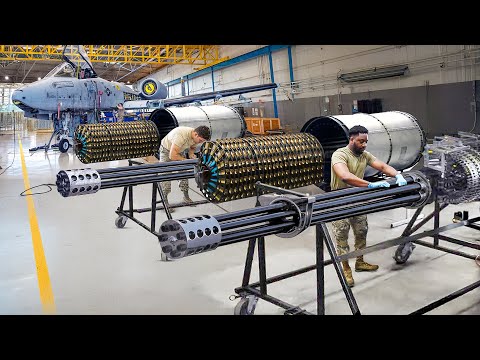 Inside US Air Force Base Repairing Massive A-10 Gatling Gun