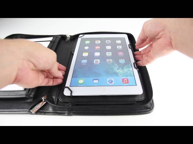 Video teaser for Organizer für das Tablet - WEDO Tablet Organizer Elegance DIN A5 mit Universalhalterung