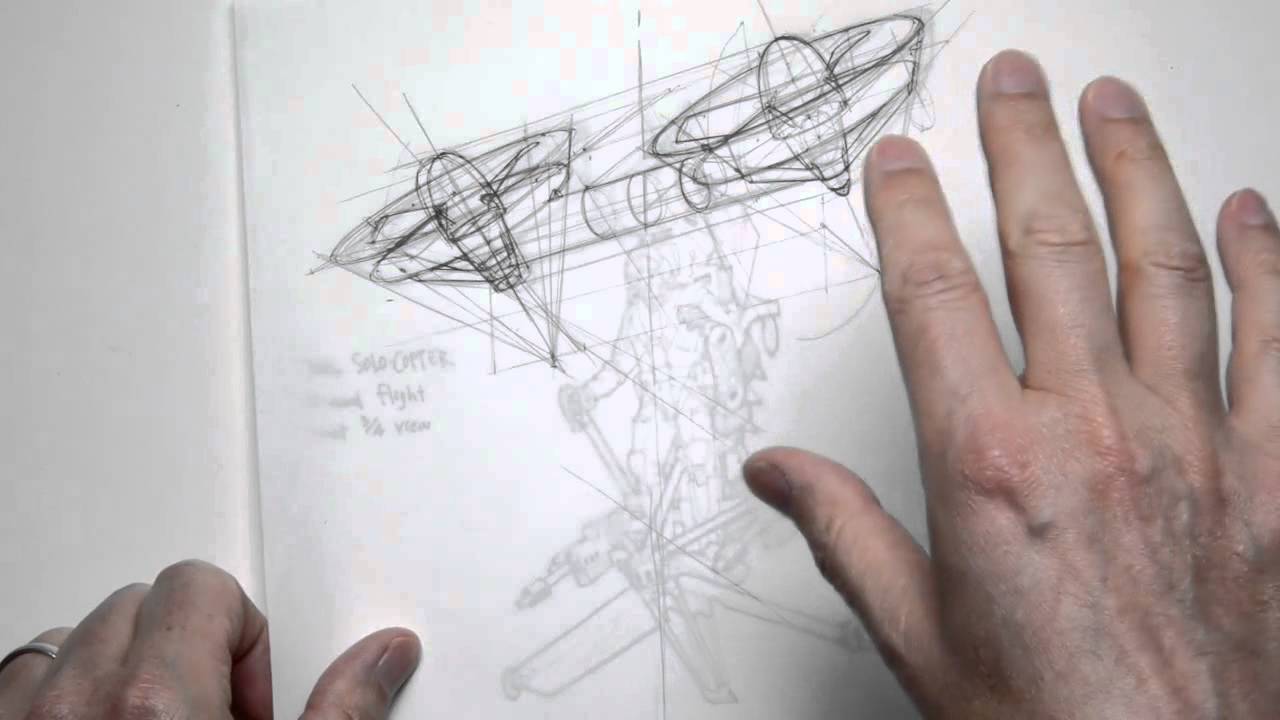 design sketching vs. illustration