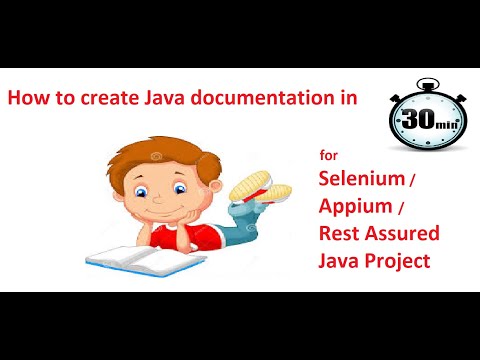 Selenium Framework Part 39 Create Java Documentation For Automation Framework