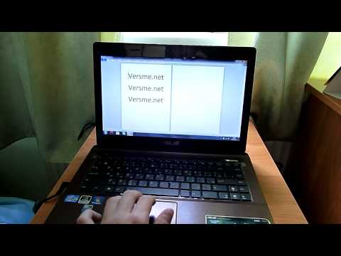 Asus K43SJ multi touch pad