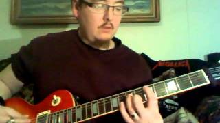 me showing you HOW TO PLAY 'DROP YOUR GUNS' by APRIL WINE on GUITAR