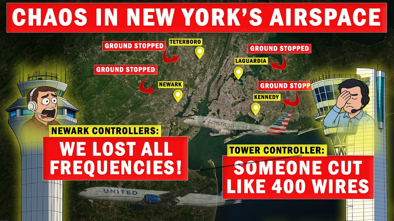 CHAOS in Newark and New York | Radio + Radar Equipment Outage!