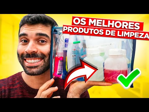 Todos os PRODUTOS DE LIMPEZA que levo para as faxinas