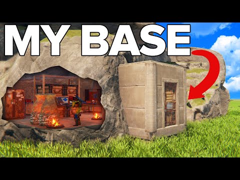 I built a rock base on observer island - Rust