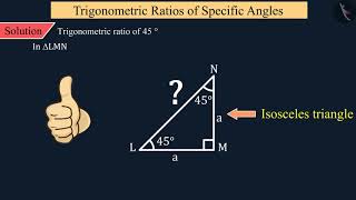 Trigonometric Ratios of Some Specific Angles | Part 1/4 | English | Class 10