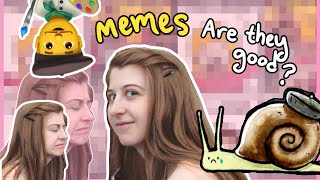 artist reacts to ART MEMES 👏💙 (meme review)