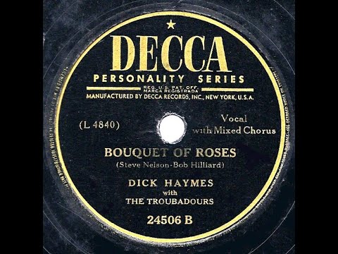 1948 Dick Haymes - Bouquet Of Roses (a cappella)