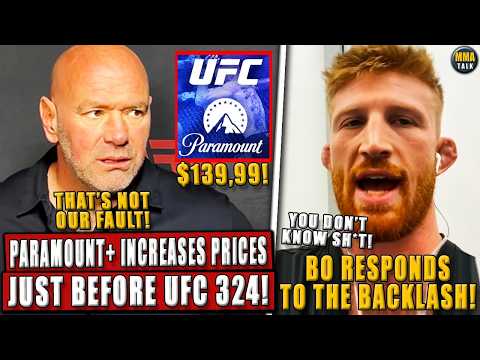 Paramount+ INCREASES PRICES just before UFC 324! Bo Nickal ERUPTS on Colby Covington! Colby RESPONDS
