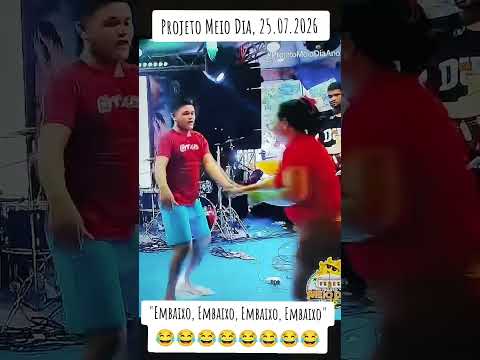 Dançarina quase caí em apresentação!!! Projeto Meio Dia, 25.7.2026 - Igarapé-Miri City