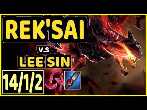 SELFMADE (REK'SAI) vs LEE SIN - 14/1/2 KDA JUNGLE GAMEPLAY - EUW Ranked Challenger