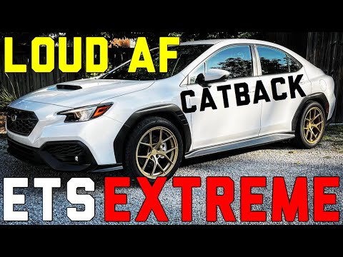 ETS EXTREME CATBACK EXHAUST for 2022 Subaru WRX: No Muffler & No Resonator - Extreme Turbo Systems