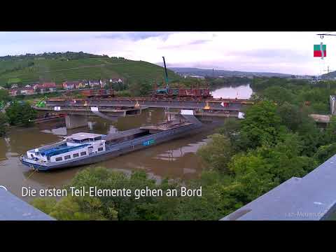 Der Abbruch der HMS-Brücke im Zeitraffer