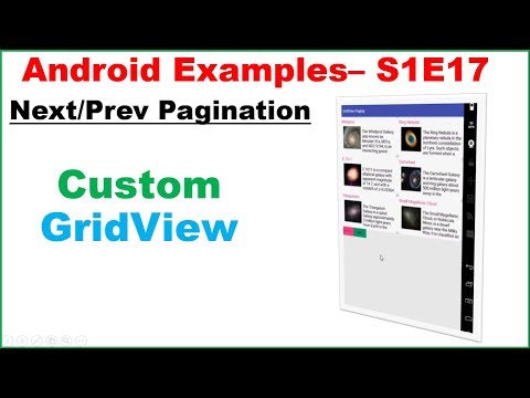 Android S1E17 : Pagination - Page Custom GridView