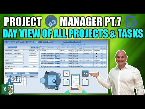 How To Create A Project Manager In Excel Part 1
