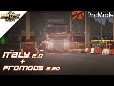 ITALY 2.0 + ProMods 2.20 Working | Tour De ITALIA  | Euro Truck Simulator 2