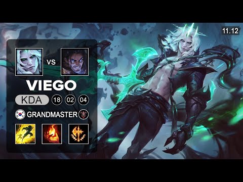 Viego Mid vs Sylas - KR Grandmaster Patch 11.12