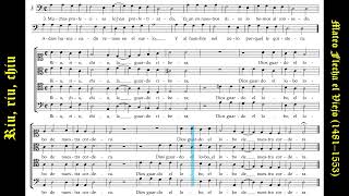 Riu, riu, chiu. Mateo Flecha el Viejo. The Sixteen Harry Christophers.