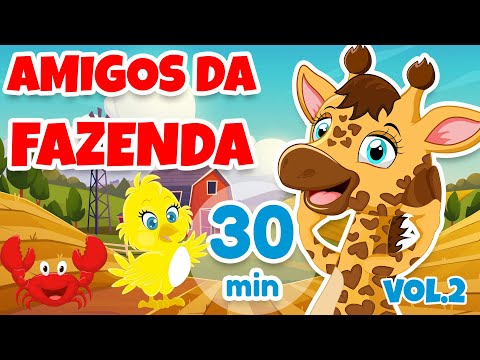 Amigos da Fazenda Vol.2 - Giramille 30 min | Desenho Animado Musical