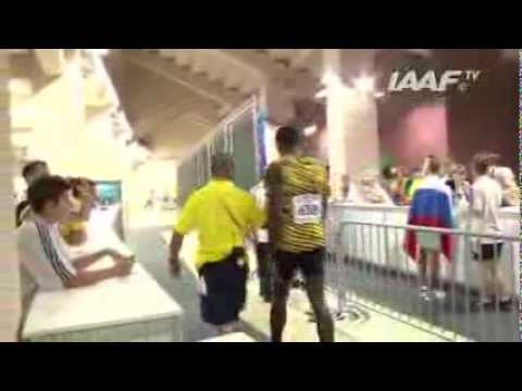 Moscow 2013 - Before the 100m Men Final