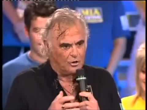 Franco Califano nel monologo "Pasquale l'infermiere". Premio Mia Martini 2006