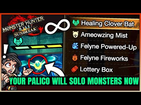 Palico = OVERPOWERED Now - Best New Secret Support Move Guide & More - Monster Hunter Rise Sunbreak!