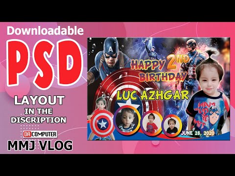 Captain Marvel Tarpaulin Layout