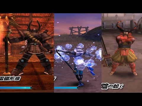ALL CHARACTER Taunt | SENGOKU BASARA 2 : Heroes