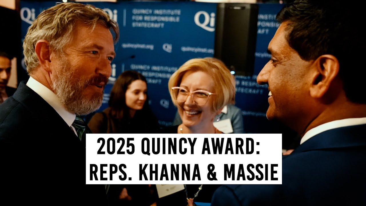 2025 QUINCY AWARD HONORS REPS. MASSIE (R-KY) AND KHANNA (D-CA)