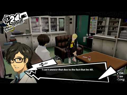 Dr.Maruki and Ryuji un-used dialogue session