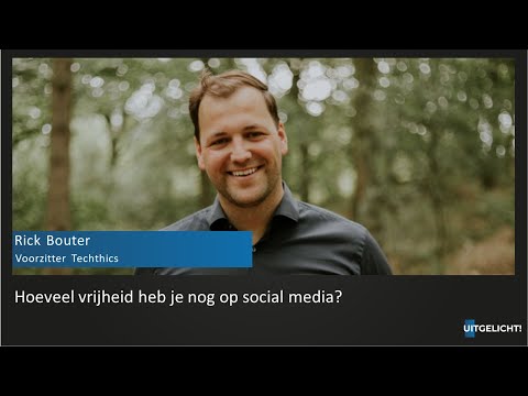 Uitgelicht! 16 februari 2021 - Rick Bouter (Techthics) over desinformatie op sociale media