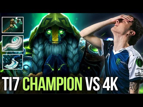 Miracle- TI7 Champion First Match Party vs 4k - EPIC Earth Spirit Dota 2