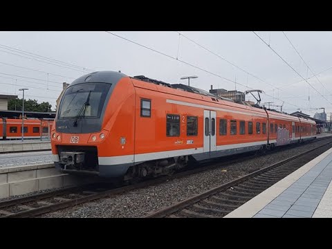Vertrek RB 53 (Deutsche Bahn) richting Jossa op station Schweinfurt Hbf [5-6-2022]