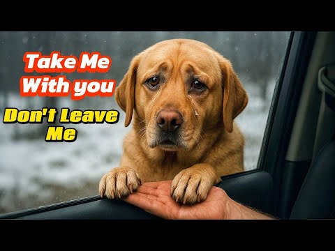 Abandoned Dog Cried Tears When He Realized He Was Saved