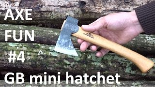 Axe fun #4 : Gransfors Bruk mini hatchet, Flint and steel, Titanium Pot and The Ukulele