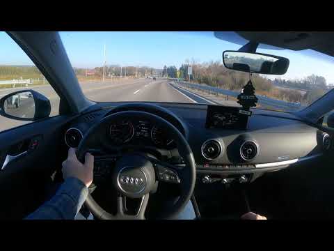 2018 Audi A3 2.0 TFSI - POV Test Drive (Binaural Audio)