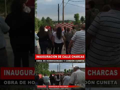 Ezequiel Lemos Inaugura el pavimento de la calle Charcas en Río Ceballos #rioceballos #noticias