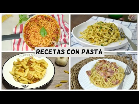 5 Recetas CON PASTA ¡¡¡Para todos los gusto!!! | RECETAS FACILES CON PASTA