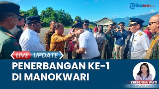 Penerbangan Perdana Cargo Citilink Indonesia di Bandara Rendani, Disambut Tradisi Water Salute