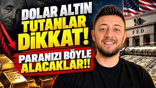 DOLAR ALTIN TUTANLAR DİKKAT!! PARANIZI BÖYLE ALACAKLAR!