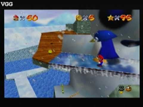 Super Mario 64 (N64) - 32/42 - The Giant Snowman!