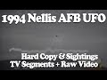 1994 Nellis UFO Video TV Segments Raw Footage