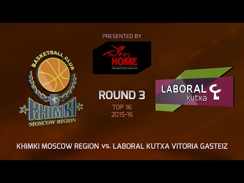 Highlights: Top 16, Round 3, Khimki Moscow Region 76-68 Laboral Kutxa 