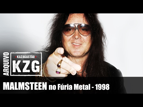 YNGWIE MALMSTEEN at Fúria Metal (1998) - KZG Archive - interviewed by Gastão Moreira