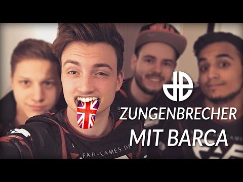 Barca versucht sich an englischen Zungenbrechern