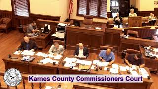03-24-2026 Commissioners Court of Karnes County Texas