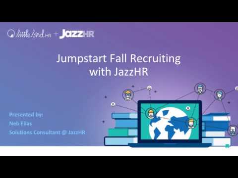 JazzHR video/presentation/materials