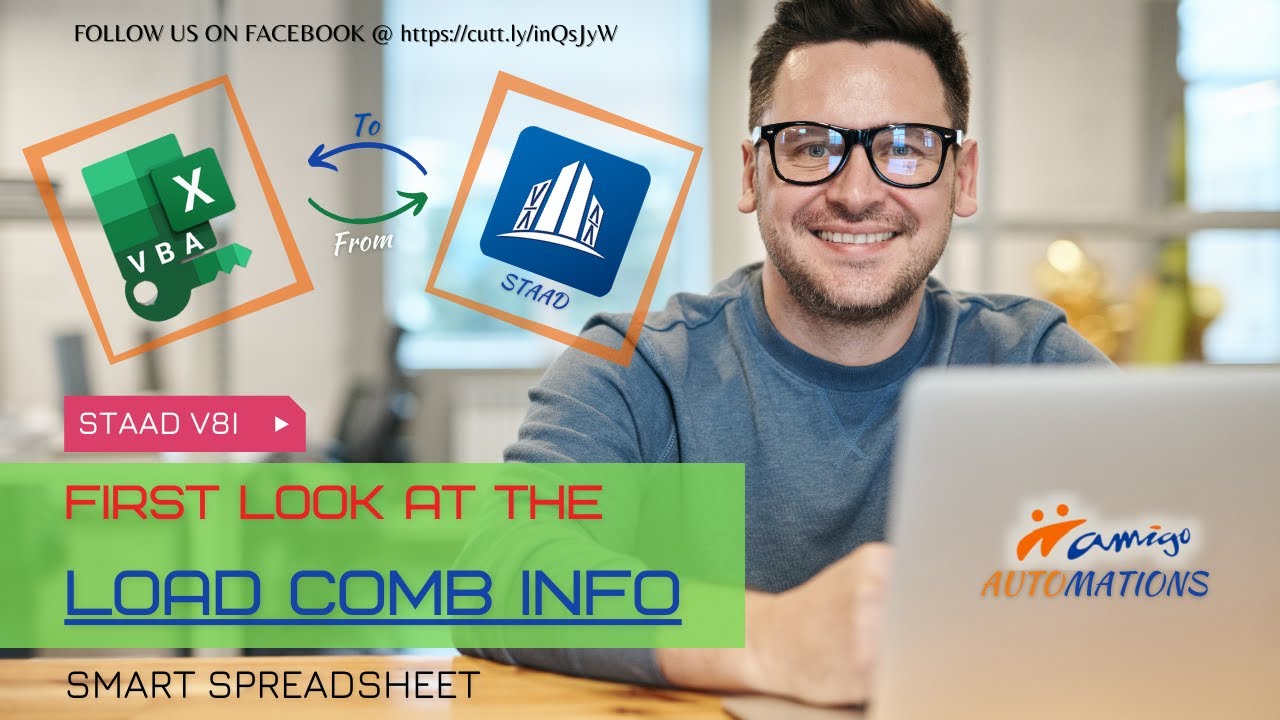 STAAD - Load Combination Info Smart Spreadsheet